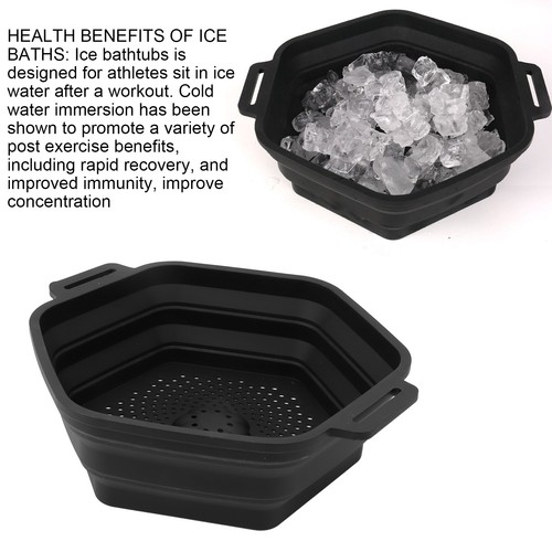 Silicone ice bath tub - tub, bucket