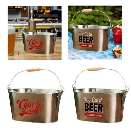 Stylish metal beverage - stylish, tub