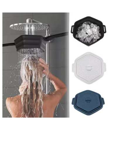 Foldable silicone ice bath - silicone,