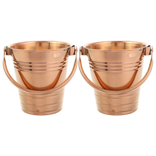 2pcs metal ice bucket - metal, bucket,