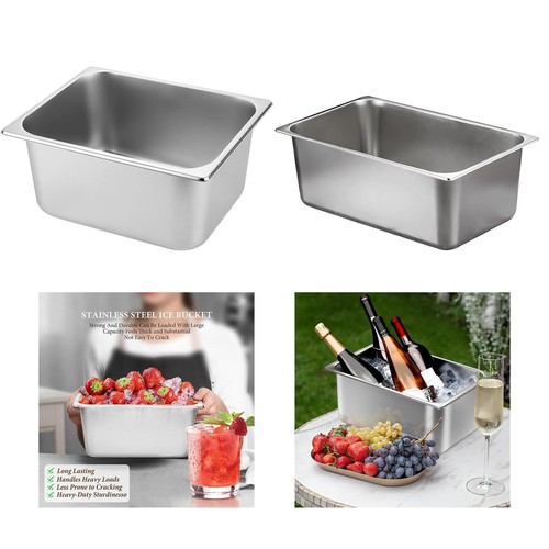Ice bucket stainless - ice,